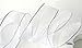 SCHLEIFENBAND Organza 25m x 25mm WEISS weiß - SILBER Organzaband Geschenkband DEKOBAND