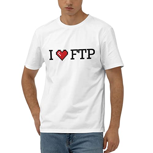 Funny I Love FTP T-Shirt for Women and Men Large