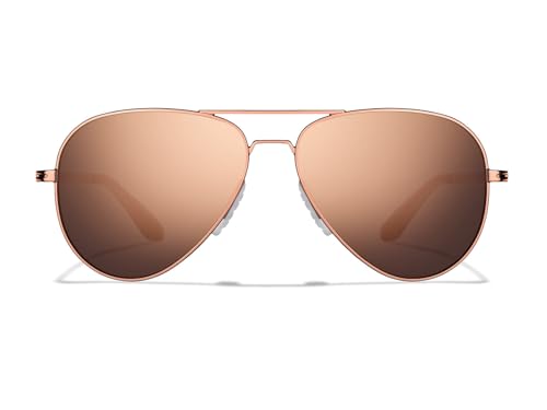 ROKA Phantom Ti Unisex High Performance Sports Aviator Sunglasses - Polarized and Non-Polarized