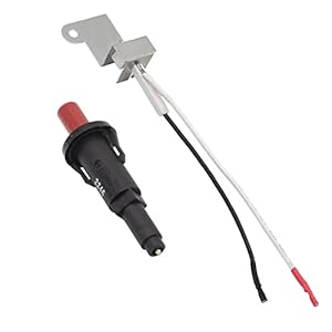 DELSbbq Grill Ignitor Kit for Weber Q300 Q3000 Gas Grills, 60092 Fire Starter Replacement Part for Weber Q300 424001 426001 Gas Grill