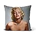 poduszka Marilyn Monroe poduszki z nadrukiem tkaniny poduszki poduszka kanapa poduszki zapinane na zamek dekoracja 40 x 40 cm