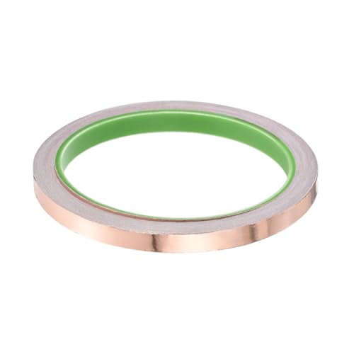 Image of PATIKIL Copper Foil Tape 0.39 Inch x 33 Feet 0.05mm Thick Double Sided Conductive Adhesive EMI Shielding for Electronics, Circuits, Grounding