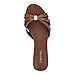 Calvin Klein Women's Petula Sandal, Medium Brown 210, 8