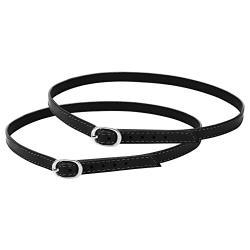 AHIER Women's Detachable PU Leather Shoe Straps Shoelaces, Lady High Heels Anti-loose Shoelace...