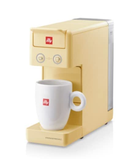illy Iperespresso Y3.3 Kaffeemaschine für Kapseln, hellgelb