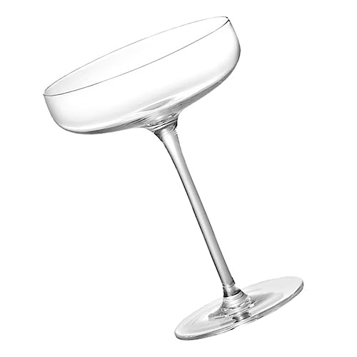 Sosoport 1 pieza Copa de Cristal para Vino Vaso Elegante para Cócteles para Bar y Fiesta Diseño Transparente y para Whisky y Bebidas Casa