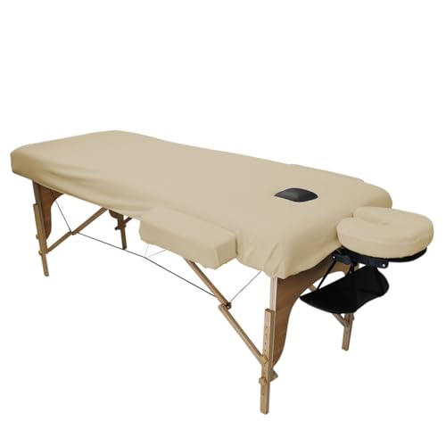 Vivezen - Kit complet de housses pour table de massage - Confort Plus - Éponge- Plusieurs coloris