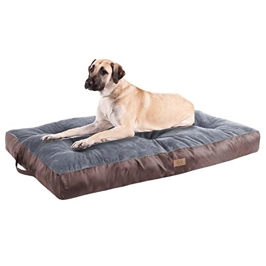 DOGSIR Cama grande para perros y gatos, colchoneta portátil, cama lavable y suave, cama ortopédica con parte inferior antideslizante e impermeable