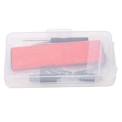 Adaptador carcasa SSD M.2 NVMe USB C 3.1 Rojo miniatura 7