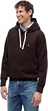 Tommy Hilfiger Men ESS SEASONAL FLEECE HOODY MW0MW39997 Pullover Hoodie, BROWN, L