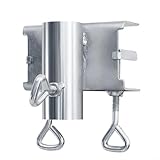 Crochet pratique pour parapluie : le crochet amovible pour parapluie est livré avec quatre crochets, vous permettant d'accrocher vos effets personnels tout en profitant des activités de plein air. Gardez-les loin de toucher du sable ou de l'humidité de l'herbe.