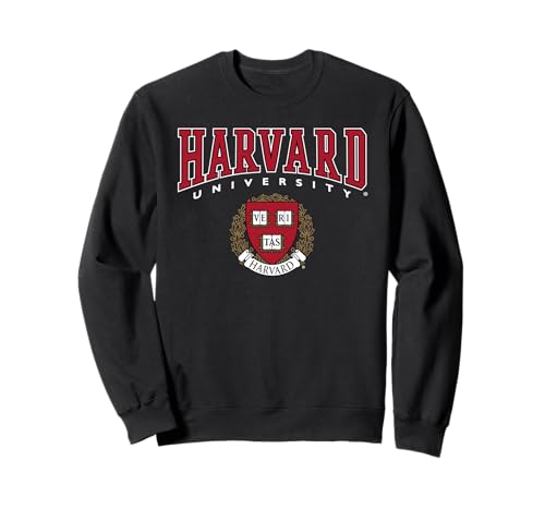 Harvard University Red Veritas Crest Sweatshirt