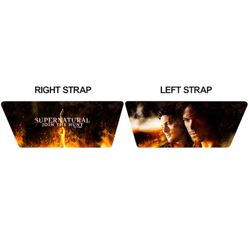 Popfunk Supernatural Dean and Sam Join The Hunt Unisex Adult Slides Adjustable Flip Flop Sandals Officially Licensed Hypd Slydr Switch™2