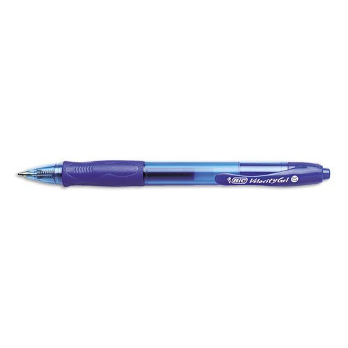 Bolígrafo retráctil de gel BIC azul 0.7 mm docena