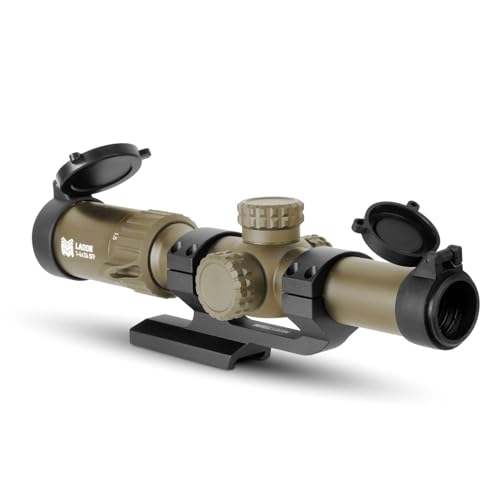 Monstrum Ladon 1-6x SFP LPVO Rifle Scope | Flat Dark Earth | CM9 Reticle