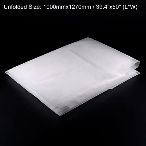 sourcing map 100 Mikron (150 Mesh) 1m x 1,27m Nylon Mesh Filter Gewebte Netzfiltertuch für Farbe, Hausbrauen, Malen