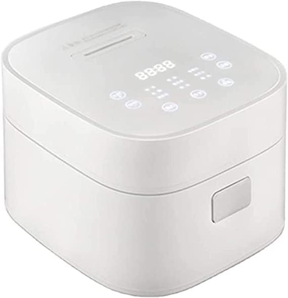 ELORES Olla arrocera inteligente, olla arrocera de 2.6 L para 3-4 personas, olla arrocera de granos, multicocina para arroz integral, arroz blanco,