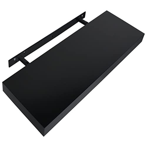 Étagère murale d'angle noire pour optimiser les petits espaces - 6
