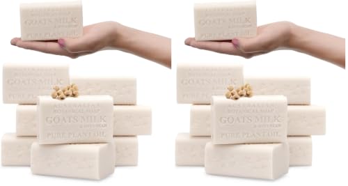 Image of Australian Botanical Soap 6.6 OZ, Pack of 16, Goat Milk Soap Bars with Soya Bean Oil, Enriched with Organic Shea Butter, Suitable for All Skin Types, Packaging May Vary