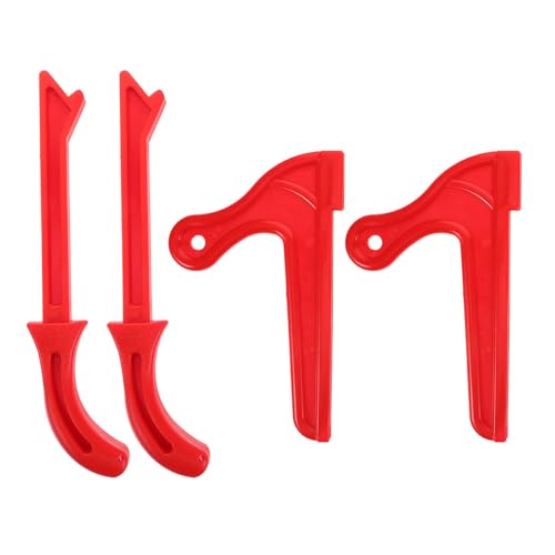 LOORGVEL 4個 木工用 プッシュスティック点 人体工学設計で手保護 テーブルソー用推し棒 頑丈な作業に対応 効率的で な木工ハンドル