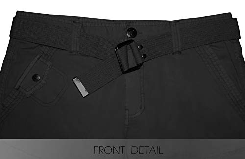 ETHANOL Men Relaxed Cargo Pants with 6 Big Pockets Casual Work Combat Trousers4