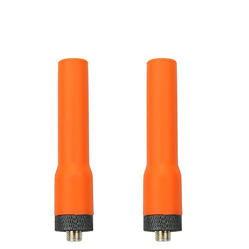 Antena corta SMA-hembra VHF/UHF de dos unidades para Walkie Talkies de radio bidireccional