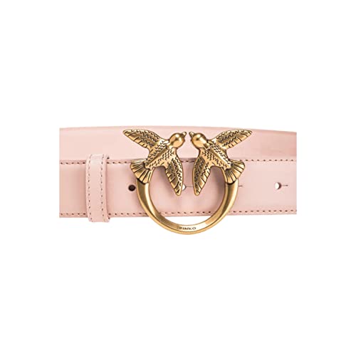 Pinko Cintura Da Donna Marchio Pinko, Modello Love Berry H3 100125A0F1, Realizzato In Pelle. L Rosa - 2