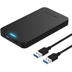 SABRENT Carcasa USB 3.0 para Discos Duros SATA SSD/HDD de 2,5´´ de Alta Velocidad 5Gbps | UASP | No Requiere Herramientas | Plug and Play [EC-UASP]