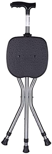 Bastón plegable con luz LED para caminar, altura ajustable, soporta 100 kg, bastón para personas mayores y discapacitadas