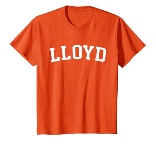 Lloyd T-Shirt, Youth, Orange, Large