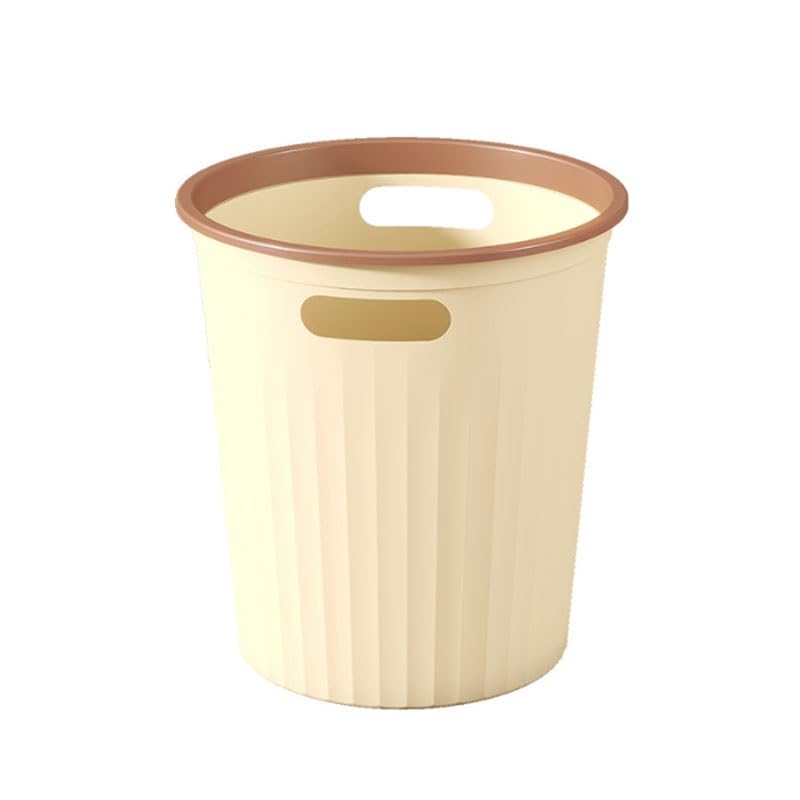 Plastic Household Kitchen Bedroom Toilet Large Sized Lidless Retaining Trash Can