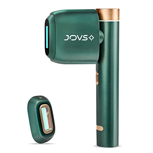JOVS Venus Pro Ⅱ IPL 女士男士脱毛器 330° 旋转头 蓝宝石冷却无限闪光脱毛装置 在家使用安全适用于全身疼痛,带剃刀,眼镜 FDA 认证