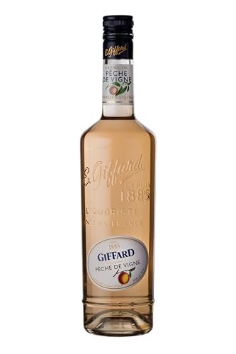 Giffard - Crème de Pêche de Vigne - Crème de Fruits - Recette Française - Fruitée et Douce - 70 Cl, 700 milliliters