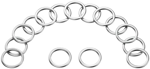 Aluminium Oil Drain Plug Gaskets - 16mm Crush Washer for Leak Proof Sealing - Durable & Reliable Oil Plug Washer - Compatible with Subaru Part# 803916010 (Pack of 15)