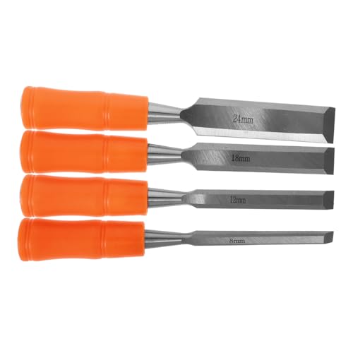 ARTIBETTER Diy Engraving Tools 4pcs Multi-function Wood Carving Chisel Set Flat Chisel for Woodworker Handicraft Figurine Tool Lightweight Portable