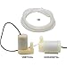 JUIYU Submersible Sump Pump 3/4.5V 80-100L/H Mini Submersible Water Pump for Aquarium Fountain, Micro Amphibious DC Motor Suction Tool Transfer Pump (Enviado Desde : China, Voltaje : Vertical)