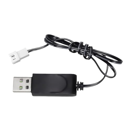 MEAKTSMI Cable de carga USB con conectores multitipo para 3 pilas de litio de 7 V, helicóptero remoto