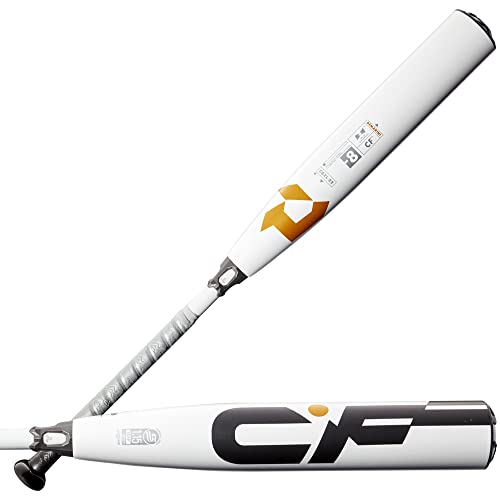DeMarini 2022 CF (-8) USSSA Youth Baseball Bat - 29'/21 oz,White/Black/Gold