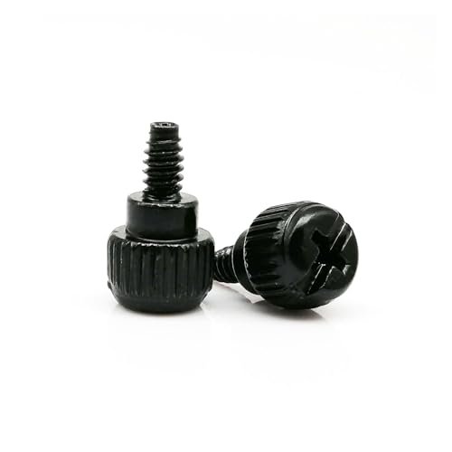 10 ubNVo[X`[wbh 6#-32x5mm 6#-32x6mm ߂܂݂˂܂݃{g˂ PC Rs[^P[XJo[(Black,6-32x6mm)