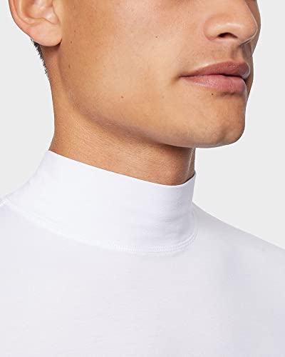 32 Degrees Men's Lightweight Baselayer Mock Top | Long Sleeve | Form Fitting | 4-Way Stretch | Thermal3