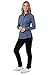 Chef Works Women's Seville Shirt with Mesh Panels, Blue, Small