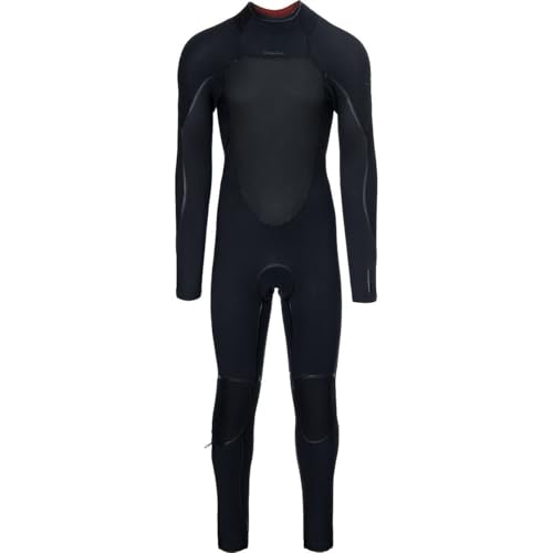 O'Neill 3/2mm Psycho Tech Back Zip Full Wetsuit-Black/Black-Large Tall