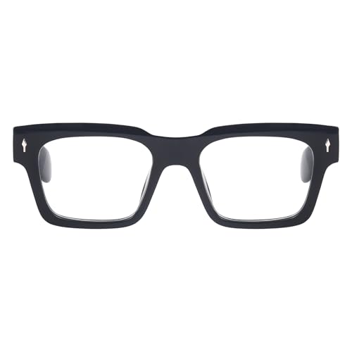 Image of Peter Jones I Zero Power Blue Cut Computer Glasses I Retro Square Shape I Gaming Glasses I UV Protected & Blocks Harmful Rays I Men & Women I Large Square 3804