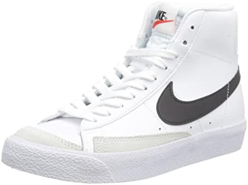 Nike Boy's Blazer Mid '77 (Big Kid) White/Black/Team Orange 6 Big Kid M