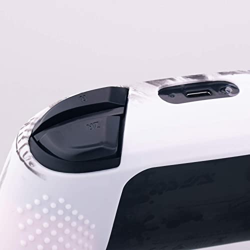 Yorha Studded Silicone Transfer Print Cover Skin Case Only For Nitendo Official Switch Pro Controller X 1(Us Dollar) With Pro Thumb Grips X 8 #TOP3