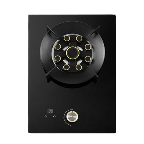 バーナープロパンストーブ、ポータブルガスストーブ、最大17742.4BTU、パルス電子点火強化ガラス付き、アパートやキッチンに最適 (Color : LPG, Size : Style 2)