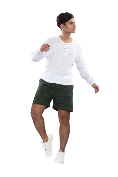Image of UNOseven Shorts for Boys - 100% Cotton Printed with Side Pockets - Available from Size 7 Years to XL