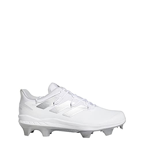 adidas Adizero Afterburner 8 Pro TPU Cleats Men's, White, Size 13.5
