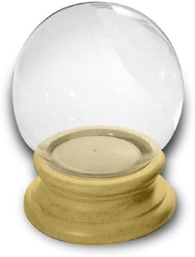 National Arcraft Snow Globe with Maple Finish Base is A Fun Project for Do-It-Yourselfers