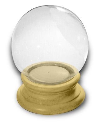 National Arcraft Snow Globe with Maple Finish Base is A Fun Project for Do-It-Yourselfers (Pkg/2)